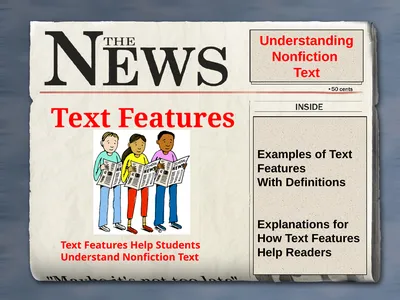 Text Features Text Features Help Students