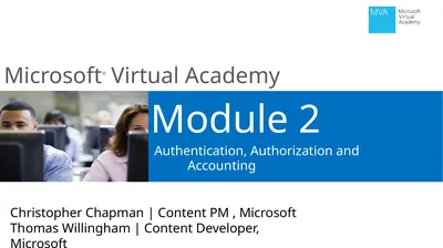 Module 2 Authentication, Authorization and