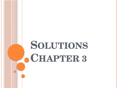 Solutions Chapter 3 Exercise 3.6 In this exercise