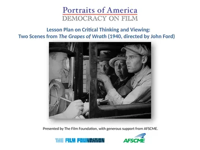 Lesson Plan on Critical Thinking and Viewing: Two