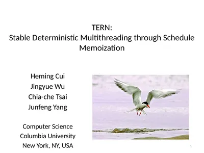 TERN: Stable Deterministic Multithreading through
