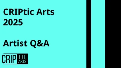 CRIPtic 2024 CRIPtic Arts 2025 Artist Q&A Plan