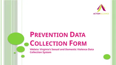 Prevention Data Collection Form VAdata: Virginia’s