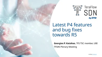 Latest P4 features and bug fixes towards R5