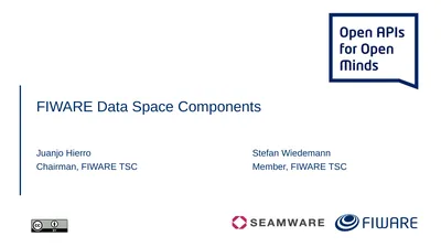 FIWARE Data Space Components Juanjo Hierro