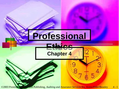 Professional Ethics Chapter 4 Learning Objective 1