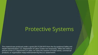 Protective Systems This material was produced
