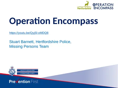 Operation Encompass https://youtu.be/QyjSl-oMDQ8