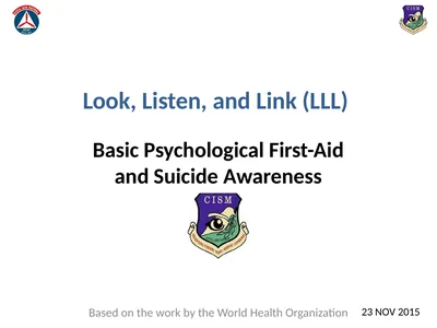 Look, Listen, and Link (LLL) Basic Psychological