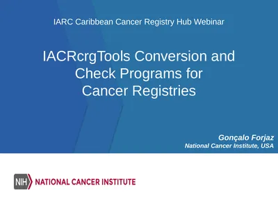 IACRcrgTools Conversion and Check Programs for