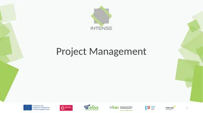 Project Management 1 1. Project Selection 2.