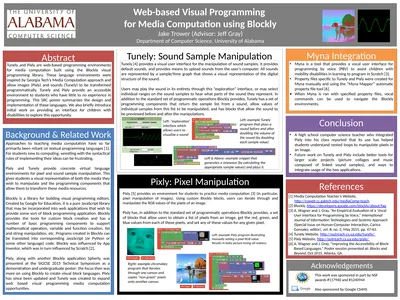 Web-based Visual Programming for Media Computation