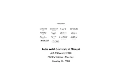 Linked Data for Production 2 Non-Latin Script