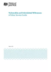 Vulnerable and Intimidated Witnesses
