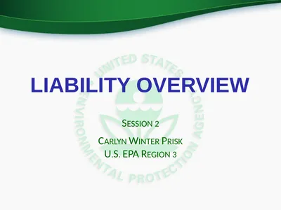 LIABILITY OVERVIEW Session 2 Carlyn Winter Prisk