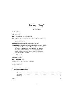 Package lazy July   Version 