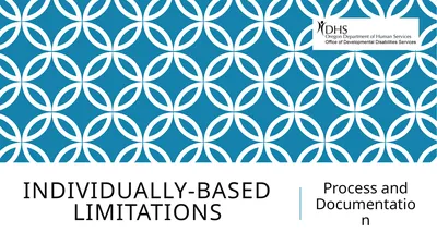 Individually-Based limitations Process and