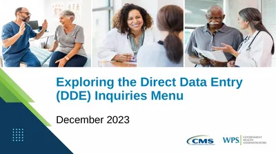 Exploring the Direct Data Entry (DDE) Inquiries