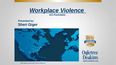 Workplace Violence ACC Presentation .