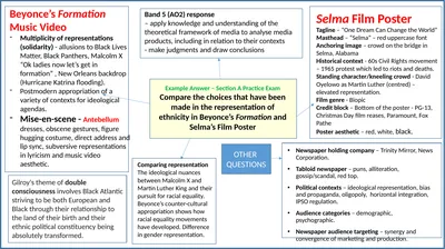 Example Answer – Section A Practice Exam Compare