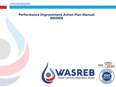 Performance Improvement Action Plan Manual WASREB
