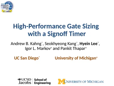 High-Performance Gate Sizing with a Signoff Timer