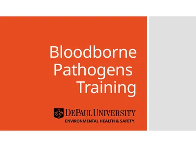Bloodborne Pathogens Training Please view this