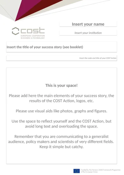 Insert your name Insert your institution Insert