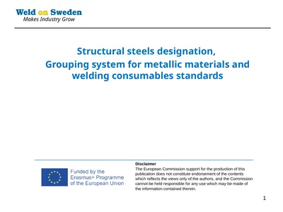 1 Structural steels designation, Grouping system