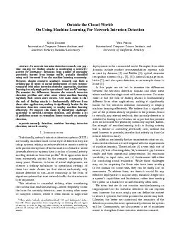 OutsidetheClosedWorld:OnUsingMachineLearningForNetworkIntrusionDetecti