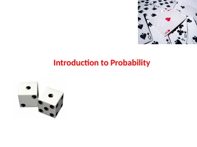 Introduction to Probability Learning Objectives By