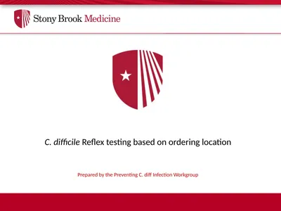C. difficile Reflex testing based on ordering