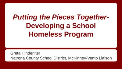 Putting the Pieces Together- Developing a School