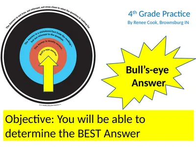 4th Grade Practice Objective: You will be able to