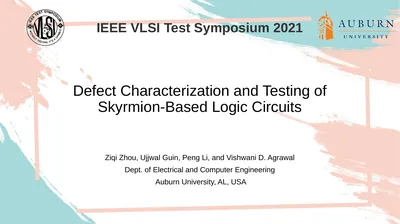 Defect Characterization and Testing of