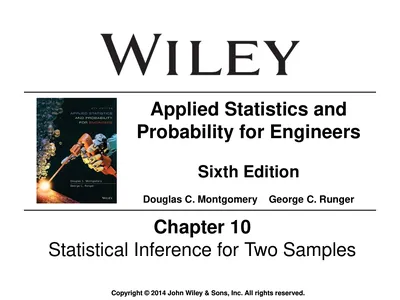 Chapter 10 Statistical Inference for Two Samples