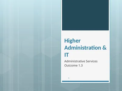 Higher Administration & IT Administrative Services