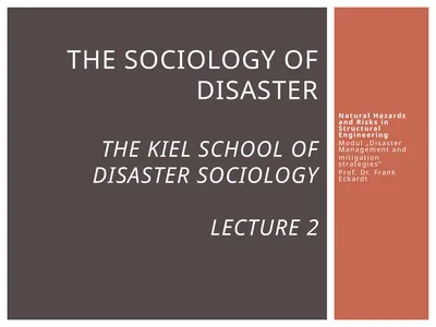 Natural Hazards and Risks in Structural