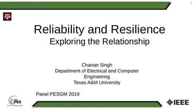 1 Reliability and Resilience Exploring the