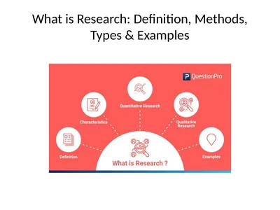 What is Research: Definition, Methods, Types &