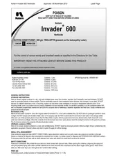 Nufarm Invader 600 Herbicide