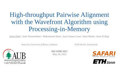 High-throughput Pairwise Alignment with the