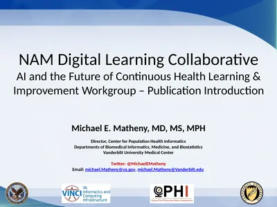 NAM Digital Learning Collaborative AI and the