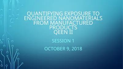 Quantifying exposure to engineered nanomaterials