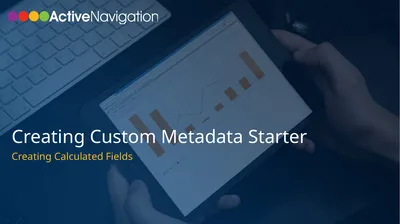Creating Custom Metadata Starter Creating