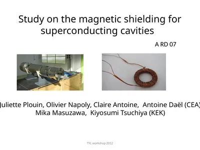 Study on the magnetic shielding for