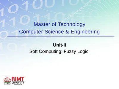 Master of Technology Computer Science &