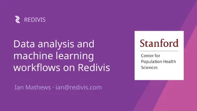 Data analysis and machine learning workflows on