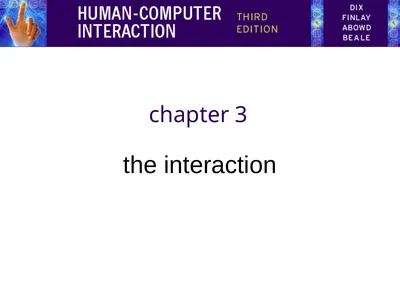chapter 3 the interaction The Interaction