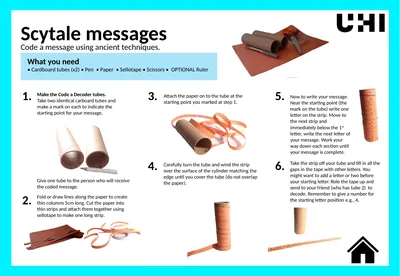 Scytale messages Code a message using ancient